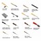 Vintage Leather Craft Tools Kit for Stitching, Sewing, Beveling, and Punching